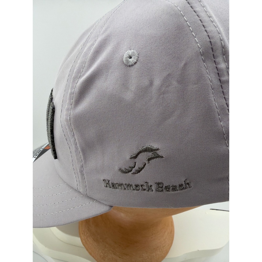 TriTech Ocean Gray 4-Way Stretch UPF 30 Performance Baseball Cap - Picture 5 of 5